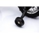 Motocicleta electrica CROSS BDM0912 roti si scaun din plastic + 2 roti ajutatoare 105x50x72 cm putere 6V - Rosu