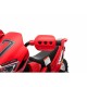 Motocicleta electrica CROSS BDM0912 roti si scaun din plastic + 2 roti ajutatoare 105x50x72 cm putere 6V - Rosu