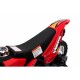 Motocicleta electrica CROSS BDM0912 roti si scaun din plastic + 2 roti ajutatoare 105x50x72 cm putere 6V - Rosu