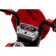 Motocicleta electrica CROSS BDM0912 roti si scaun din plastic + 2 roti ajutatoare 105x50x72 cm putere 6V - Rosu