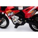 Motocicleta electrica CROSS BDM0912 roti si scaun din plastic + 2 roti ajutatoare 105x50x72 cm putere 6V - Rosu
