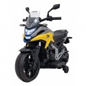 Motocicleta electrica HONDA NC750X roti si scaun din plastic 103x41x74 cm putere 70W - Galben