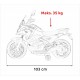 Motocicleta electrica HONDA NC750X roti si scaun din plastic 103x41x74 cm putere 70W - Galben