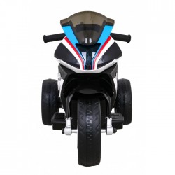 Motocicleta electrica BMW HP4 roti din plastic scaun tapitat 81x41x52 cm putere 70W - Albastru