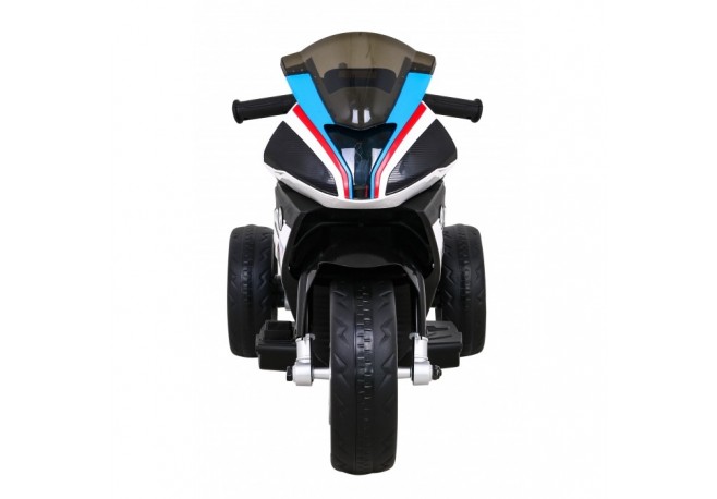Motocicleta electrica BMW HP4 roti din plastic scaun tapitat 81x41x52 cm putere 70W - Albastru