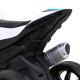 Motocicleta electrica BMW HP4 roti din plastic scaun tapitat 81x41x52 cm putere 70W - Albastru
