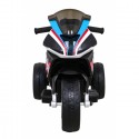 Motocicleta electrica BMW HP4 roti din plastic scaun din piele ecologica 81x41x52 cm putere 70W - Rosu