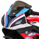 Motocicleta electrica BMW HP4 roti din plastic scaun din piele ecologica 81x41x52 cm putere 70W - Rosu