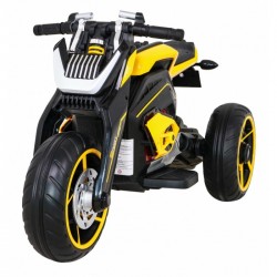 Motocicleta electrica FUTURE LL8001-A roti EVA scaun din plastic 109x54x68 cm putere 50W - Galben