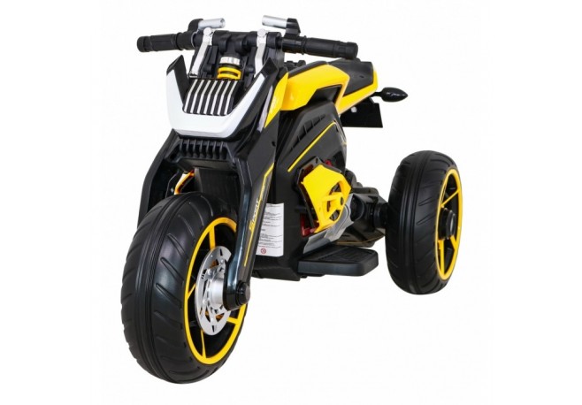 Motocicleta electrica FUTURE LL8001-A roti EVA scaun din plastic 109x54x68 cm putere 50W - Galben