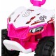 ATV electric The Fastest JS320 roti si scaun din plastic 70x43x44 cm putere 25W - Roz