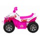 ATV electric The Fastest JS320 roti si scaun din plastic 70x43x44 cm putere 25W - Roz
