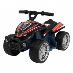 ATV electric LITTLE MONSTER TR1805 roti si scaun din plastic 70x38.5x42 cm putere 25W - Negru