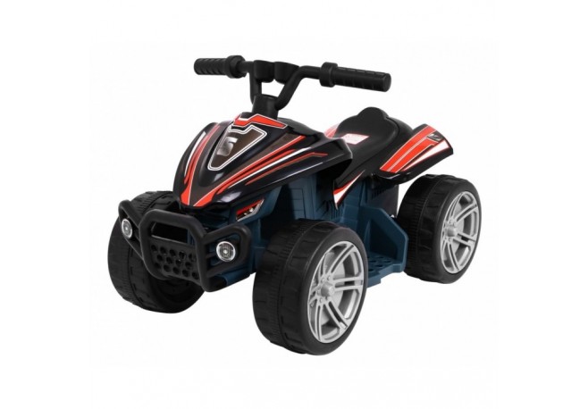 ATV electric LITTLE MONSTER TR1805 roti si scaun din plastic 70x38.5x42 cm putere 25W - Negru