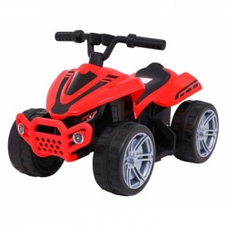 ATV electric LITTLE MONSTER TR1805 roti si scaun din plastic 70x38.5x42 cm putere 25W - Rosu