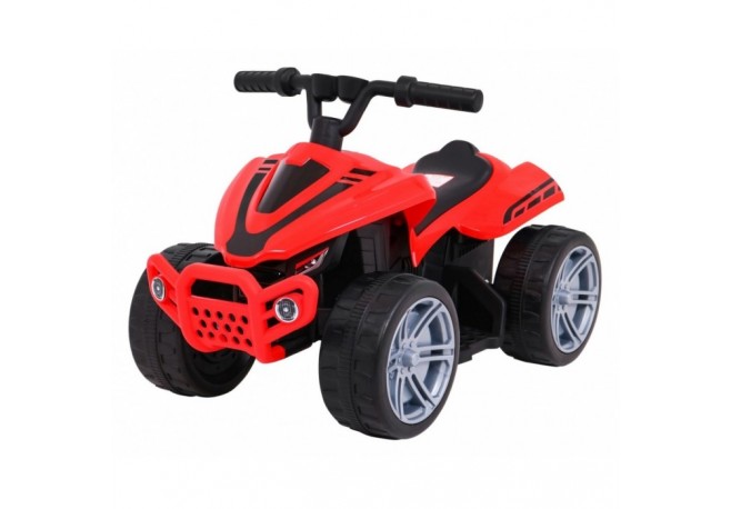 ATV electric LITTLE MONSTER TR1805 roti si scaun din plastic 70x38.5x42 cm putere 25W - Rosu