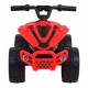 ATV electric LITTLE MONSTER TR1805 roti si scaun din plastic 70x38.5x42 cm putere 25W - Rosu