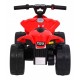 ATV electric LITTLE MONSTER TR1805 roti si scaun din plastic 70x38.5x42 cm putere 25W - Rosu