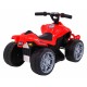 ATV electric LITTLE MONSTER TR1805 roti si scaun din plastic 70x38.5x42 cm putere 25W - Rosu
