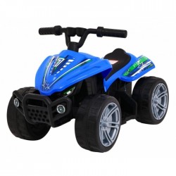 ATV electric LITTLE MONSTER TR1805 roti si scaun din plastic 70x38.5x42 cm putere 25W - Albastru