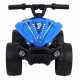 ATV electric LITTLE MONSTER TR1805 roti si scaun din plastic 70x38.5x42 cm putere 25W - Albastru