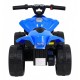 ATV electric LITTLE MONSTER TR1805 roti si scaun din plastic 70x38.5x42 cm putere 25W - Albastru
