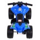 ATV electric LITTLE MONSTER TR1805 roti si scaun din plastic 70x38.5x42 cm putere 25W - Albastru