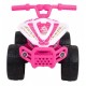 ATV electric LITTLE MONSTER TR1805 roti si scaun din plastic 70x38.5x42 cm putere 25W - Roz