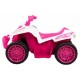 ATV electric LITTLE MONSTER TR1805 roti si scaun din plastic 70x38.5x42 cm putere 25W - Roz