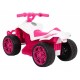 ATV electric LITTLE MONSTER TR1805 roti si scaun din plastic 70x38.5x42 cm putere 25W - Roz