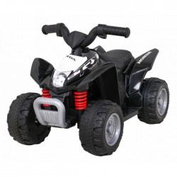 ATV electric HONDA 250X TRX roti din plastic scaun tapitat 64x38x43 cm putere 30W - Negru