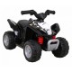 ATV electric HONDA 250X TRX roti din plastic scaun tapitat 64x38x43 cm putere 30W - Negru