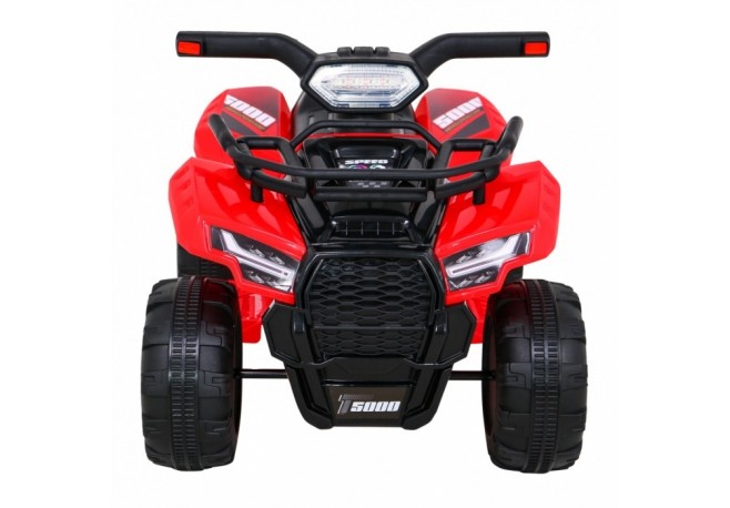 ATV electric STORM JS320 roti si scaun din plastic 68x43x41 cm putere 25W - Rosu