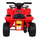 ATV electric STORM JS320 roti si scaun din plastic 68x43x41 cm putere 25W - Rosu