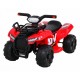 ATV electric STORM JS320 roti si scaun din plastic 68x43x41 cm putere 25W - Rosu