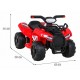 ATV electric STORM JS320 roti si scaun din plastic 68x43x41 cm putere 25W - Rosu