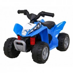 ATV electric HONDA 250X TRX roti din plastic scaun tapitat 64x38x43 cm putere 30W - Albastru
