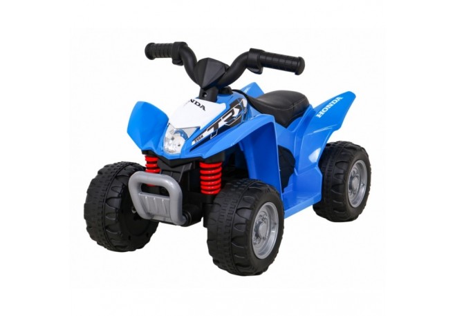 ATV electric HONDA 250X TRX roti din plastic scaun tapitat 64x38x43 cm putere 30W - Albastru