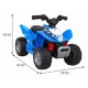 ATV electric HONDA 250X TRX roti din plastic scaun tapitat 64x38x43 cm putere 30W - Albastru