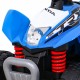 ATV electric HONDA 250X TRX roti din plastic scaun tapitat 64x38x43 cm putere 30W - Albastru