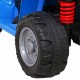 ATV electric HONDA 250X TRX roti din plastic scaun tapitat 64x38x43 cm putere 30W - Albastru