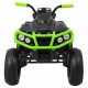 ATV electric AIR BDM0906 roti gonflabile scaun tapitat 102x65x73 cm putere 90W - Negru Verde