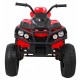 ATV electric AIR BDM0906 roti gonflabile scaun tapitat 102x65x73 cm putere 90W - Rosu