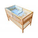Lenjerie MyKids Albinuta Albastru 4 Piese 120x60