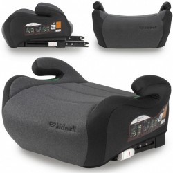 Inaltator auto 125-150 cm cu ISOFIX Kidwell Ovan - Black Gray