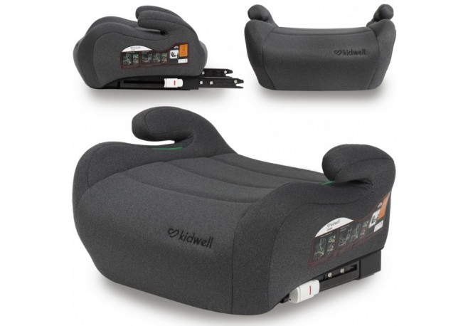 Inaltator auto 125-150 cm cu ISOFIX Kidwell Ovan - Gray