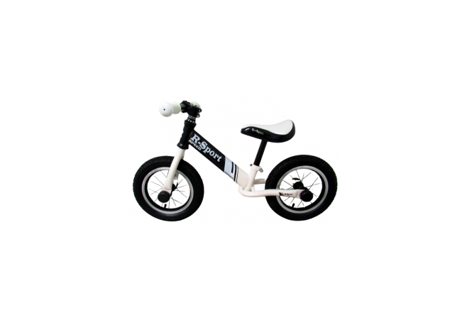 Bicicleta fara pedale cu roti gonflabile R8 R-Sport - Alb