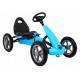 Kart cu pedale si roti gonflabile varsta 3 ani+ 113x60x65 cm Gokart STAR - Albastru
