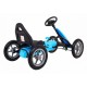 Kart cu pedale si roti gonflabile varsta 3 ani+ 113x60x65 cm Gokart STAR - Albastru