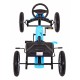 Kart cu pedale si roti gonflabile varsta 3 ani+ 113x60x65 cm Gokart STAR - Albastru